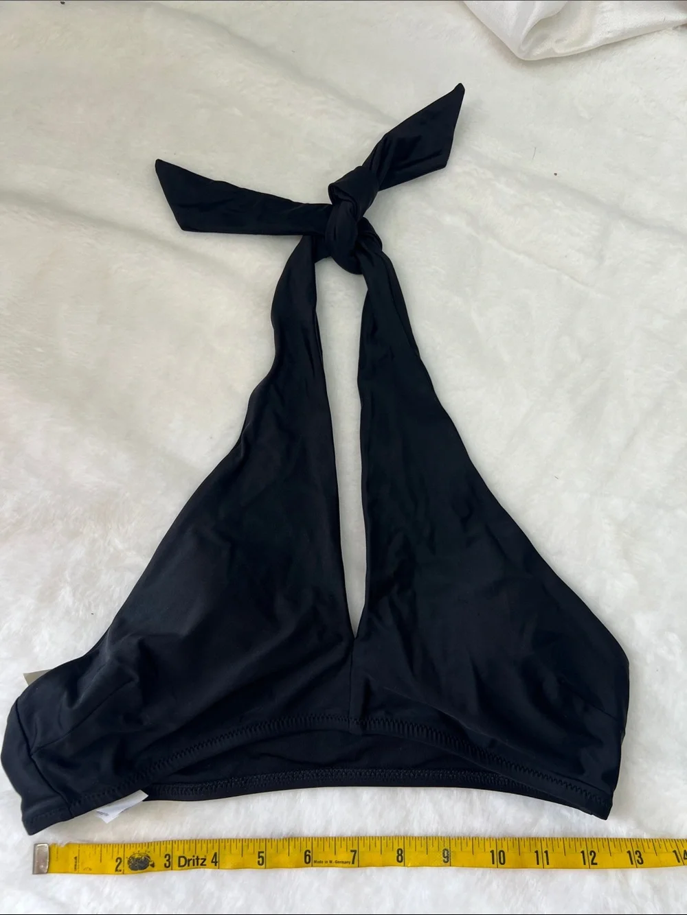 aerie Black Halter Swim Top
